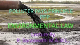 POLLUTER PAYS PRINCIPLE  ENVIRONMENTAL LAW  EXPLANATION IN TAMIL [upl. by Minnaminnie129]