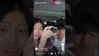 Desiree Montoya With Her Bf On Instagram Live [upl. by Lierbag]