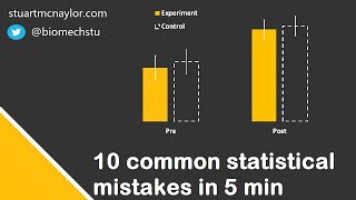 Ten Statistical Mistakes in 5 Min [upl. by Zitvaa]