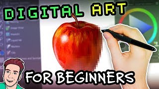 How to Make DIGITAL ART on a Computer For Beginners [upl. by Aiekram]