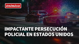 Impactante persecución policial en Estados Unidos [upl. by Lindbom153]