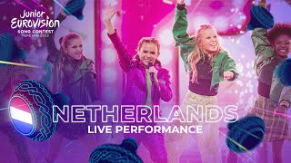 Luna  La Festa  LIVE  Netherlands 🇳🇱 Junior Eurovision 2022 [upl. by Namhar]