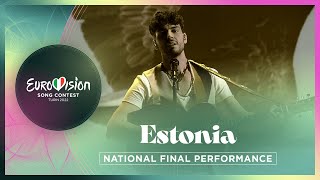 STEFAN  Hope  Estonia 🇪🇪  National Final Performance  Eurovision 2022 [upl. by Aleicarg]