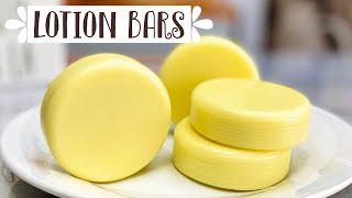 3Ingredient Solid Lotion Bars Nongreasy Recipe [upl. by Edivad]