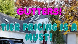 Gutter Cleaning My pricing and tips [upl. by Alaehcim]