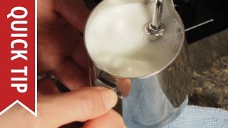 How to AutoFroth Milk for Lattes [upl. by Elynad]