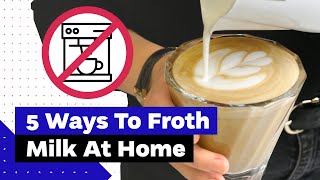 How To Froth Milk At Home Best Milk Frothers Review [upl. by Adnamas]