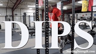 How to do Dips with Mark Rippetoe [upl. by Madella]