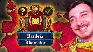 Restoring ROMAN EMPIRE as Byzantium in EU4 [upl. by Bary]