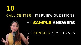 Call Center Interview Questions and Answers for Beginners [upl. by Soren214]