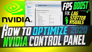 🔧 How to Optimize Nvidia Control Panel For GAMING amp Performance The Ultimate GUIDE 2020 Update [upl. by Asteria]