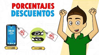 COMO CALCULAR DESCUENTOS  Ofertas Super facil  Para principiantes [upl. by Yelrac]