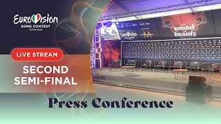 Eurovision Song Contest 2022  Second SemiFinal Qualifiers  Press Conference [upl. by Adaran]