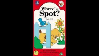 Wheres Spot 1995 UK VHS [upl. by Idnak]