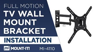 Full Motion TV Wall Mount  Assembly MI4110 [upl. by Lodie]