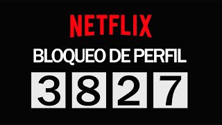 COMO PONER CONTRASEÑA PIN A TU PERFIL DE NETFLIX [upl. by Harbour145]