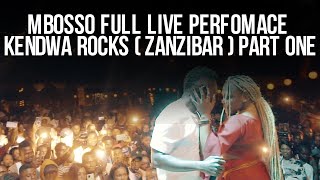 Mbosso Full live perfomance Kendwa Rocks  Zanzibar  Part one [upl. by Lev186]