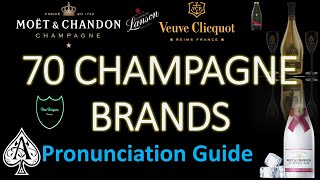 Classy Pronunciation  Famous Champagne Brands [upl. by Arorua]