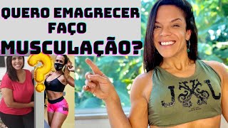 Quero emagrecer tenho que fazer musculação 👙👙 [upl. by Ahseuqram]