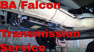 BA Falcon  Automatic Transmission Service  BA BF amp FG falcon four speeds [upl. by Jandy]