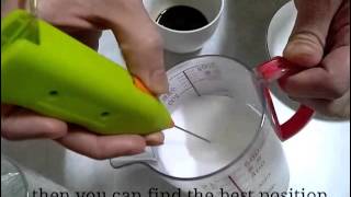 How To Make Latte Art with Mini Milk Frother [upl. by Fara122]