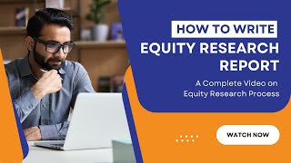 How to Write Equity Research  StepByStep Video on Equity Research process  FinanceWalk [upl. by Sande526]