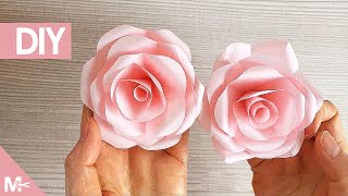 ► Cómo hacer una FLOR de PAPEL en 5 MINUTOS 😱🌺 [upl. by Hgielrebma618]