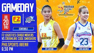 F2 LOGISTICS vs CREAMLINE  Full Match  Semifinals  2023 PVL Invitational Conference [upl. by Aicittel]