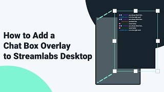 How to Add Chat Box Overlay to Your Live Stream  Works For Twitch YouTube Facebook [upl. by Cedar]