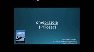 How to pronounce omeprazole Prilosec Memorizing Pharmacology Flashcard [upl. by Ydaj227]