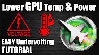 How to Undervolt a GPU  NVidia  AMD Undervolting Tutorial  Lower Temps and Consistent Clocks [upl. by Hyo11]