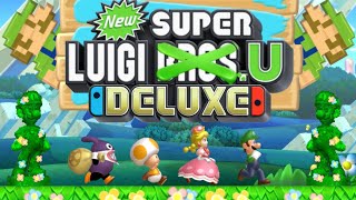 New Super Luigi U Deluxe  Full Game 100 Walkthrough 4 Players [upl. by Bazil]