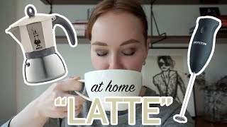 HOW TO MAKE A quotLATTEquot AT HOME moka pot  frother [upl. by Monteith]