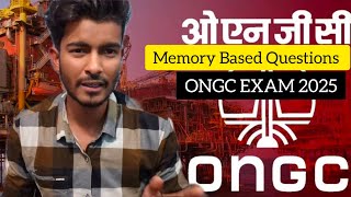 ONGC MEMORY BASED QUESTIONS  APTITUDE ✅ [upl. by Burroughs]