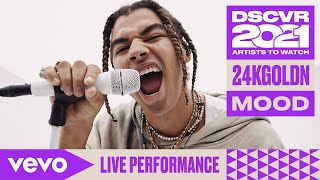 24kGoldn  Mood Live  Vevo DSCVR Artists to Watch 2021 [upl. by Arvind]