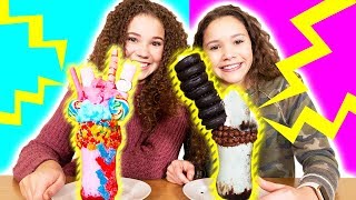 Haschak Sister vs Haschak Sister ULTIMATE Milkshake Challenge [upl. by Skricki]