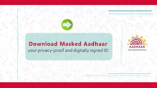 Download Your Masked Aadhaar in Minutes [upl. by Nessim703]