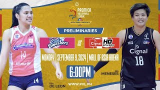 CREAMLINE vs CIGNAL  Full Match  Preliminaries  2024 PVL Invitational Conference [upl. by Sivrahc115]