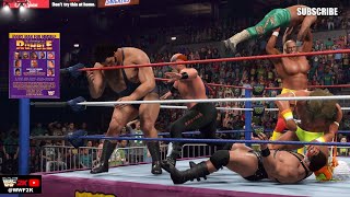 1990 Royal Rumble Full Match  WWF2K [upl. by Gladdie696]