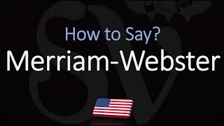 How to Pronounce Merriam Webster CORRECTLY [upl. by Eolhc]