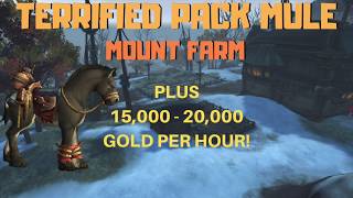 Terrified Pack Mule Mount Farm  Corlain Aviary  WoW Gold Farm [upl. by Jillene]