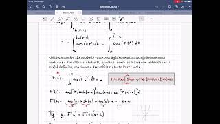 Dominio continuità derivabilità e retta tangente di una funzione integrale ￼ [upl. by Amrak793]