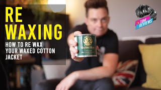 HOW TO Re  waxing your waxed cotton jacket [upl. by Tobey568]