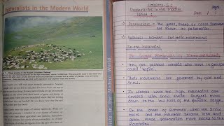 Class 9 History Notes Chapter 5  Pastoralists in the Modern WorldNotes in discription [upl. by Jagir745]