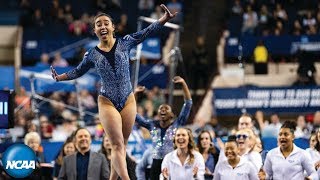 Katelyn Ohashi floor routine at 2019 NCAA semifinals [upl. by Ardnala]