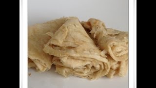 Guyanese Roti  Traditional roti step by step tutorial [upl. by Ruhtra322]