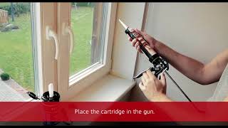 How to fill gaps around the window DIY [upl. by Teodor]