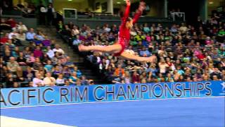 Katelyn Ohashi  Floor  2012 Kelloggs Pacific Rim Championships [upl. by Iuqcaj]