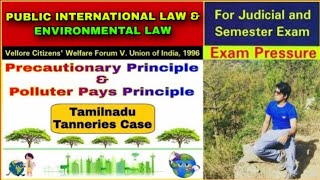 Vellore Citizens Welfare Forum V Union of India 1996  Environmental Law  Aasim Yezdani [upl. by Brynna]