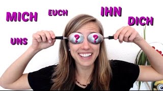 The ACCUSATIVE Part 4 German MICH DICH EUCH  Personal Pronouns of the ACCUSATIVE [upl. by Sibyls414]